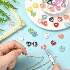 52 шт. Подвески из сплава с эмалью&nbsp;ENAM-CJ0007-07A