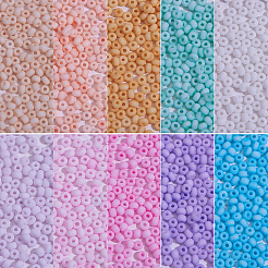5530 Stück 10 Farben 8/0 undurchsichtige Glasperlen&nbsp;SEED-CJ0001-13