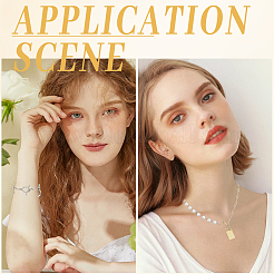 10 шт. 2-цветное ионное покрытие (IP) застежки-тоглы из нержавеющей стали 304&nbsp;STAS-SC0010-68A