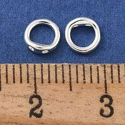 Латунные кольца-шармы-соединители&nbsp;KK-P284-06S