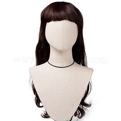 2個2色白黒ガラスシードビーズネックレスセット  女性と女の子のためのチョーカージュエリー  ミックスカラー  40.5cm  2個/セット&nbsp;NJEW-JN03802