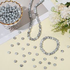 3 прядь стеклянных круглых бусин&nbsp;DGLA-LT0001-02B