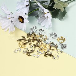 Подвески из сплава в тибетском стиле на морскую тематику TIBEP-MSMC021-07M