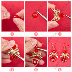 DIY-Set zur Schmuckherstellung von Ohrringen aus Legierung&nbsp;DIY-SC0028-95