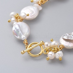 Вышитый бисером браслеты BJEW-JB04751