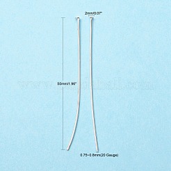 Латунные шпильки с плоской головкой X-HPC5.0cm-S