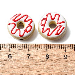 Фарфоровые эмалевые бусины ручной работы&nbsp;PORC-K003-09K