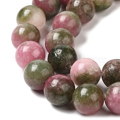 Naturali tinti giada bianca fili di perline&nbsp;G-M402-C04-10