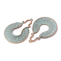 Tibetischer stil Aluminium Anhänger & Charms&nbsp;X-FIND-B055-02K