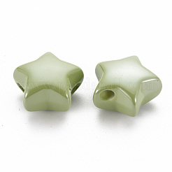 Непрозрачные акриловые бусины&nbsp;MACR-S372-02B-83