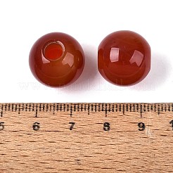 Natürliche Karneol Europäische Perlen&nbsp;G-Q602-09C-02