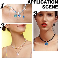 6 шт. 6 стильных светящихся подвесок в стиле лэмпворк ручной работы&nbsp;LAMP-SC0001-19