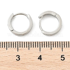 Серьги-кольца со звездами из прозрачного кубического циркония&nbsp;EJEW-K093-22P