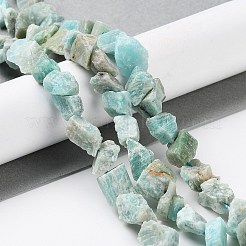 Необработанные грубые нити из натурального амазонита G-B065-C04