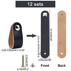 12 комплект дверных ручек из искусственной кожи FIND-NB0001-52