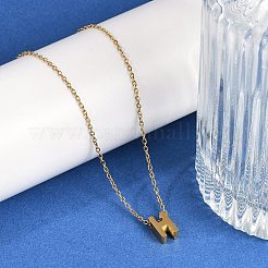 Ионное покрытие(ip) 304 нержавеющая сталь подвески ожерелья NJEW-R050-01G-08