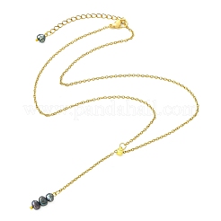 Lasso-Halsketten aus 304 Edelstahl&nbsp;NJEW-JN06152-01