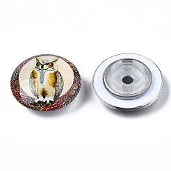 Пуговицы из стеклянной бумаги BUTT-N019-007-B02