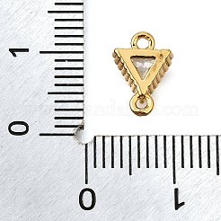 Латунные прозрачные подвески из кубического циркония&nbsp;KK-U065-07G