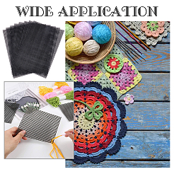 Пластиковый сетчатый холст DIY-WH0030-58