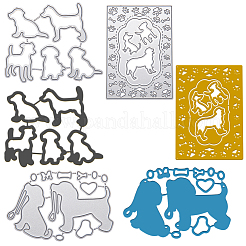 Трафареты для резки металла с рамкой Pet Gog DIY-GF0001-19