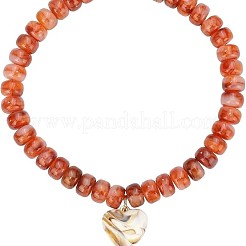 Colliers à pendentif cœur en résine et plastique&nbsp;FS-WG415CE-01