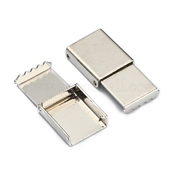 Estremità a crimpare del nastro in lega di zinco&nbsp;FIND-WH0126-13B-P