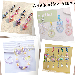 50 шт. светящаяся акриловая рамка из бисера OACR-SP0001-09