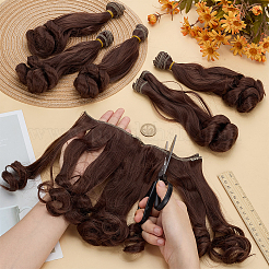 6шт кукольный парик волосы&nbsp;DIY-ME0001-59B