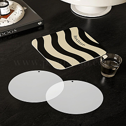 4 шт. круглая акриловая подставка&nbsp;AJEW-LP0006-83