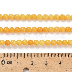 Нити из натуральных бусин из пчелиного воска G-Z100-A01-4mm