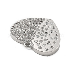 Латунные микро проложить кубический цирконий подвеска KK-L228-27P