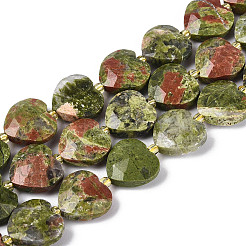 Природные Unakite бисер нитей&nbsp;G-P592-B13-01