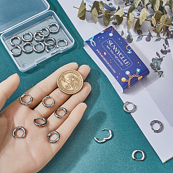 24 шт. серьги-кольца Huggie Hoop из нержавеющей стали 304&nbsp;EJEW-SC0001-57