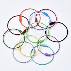 Брелки для ключей из нержавеющей стали 201 BJEW-T019-01