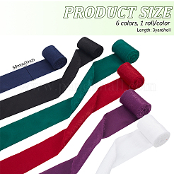 6 рулон полиэстеровых лент 6 цветов&nbsp;OCOR-BC0006-36E