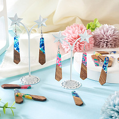 12 шт. подвески из 6-х цветов из смолы и ореха FIND-TA0006-36D