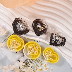 Сердце diy силиконовые Молды для зыбучих песков DIY-G079-07A