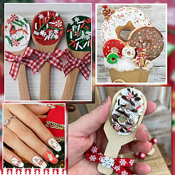 120g 12 Stile Weihnachten Themen DIY Epoxidharz Materialfüllung&nbsp;DIY-SC0027-29