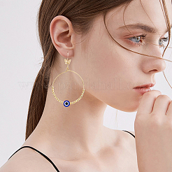 400 шт. бусины из смолы от сглаза RESI-DC0001-22