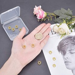 Стойки обшивки латунь микро проложить кубического циркония бусы ZIRC-NB0001-08