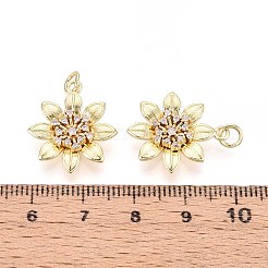 Латунные микро проложить кубического циркония подвески&nbsp;KK-T071-95G