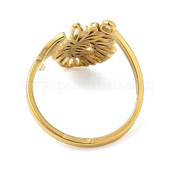 Anelli regolabili in acciaio inossidabile 304 con zirconi cubici&nbsp;RJEW-K245-48F-G