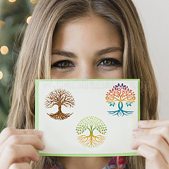 ПВХ пластиковые прозрачные штампы DIY-WH0439-0422