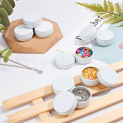 Круглые алюминиевые жестяные банки&nbsp;CON-WH0079-13E