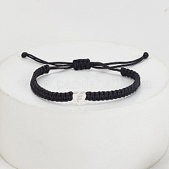 1 Stück verstellbare geflochtene Armbänder aus Nylonschnur für Damen und Herren&nbsp;BJEW-LP0001-34F-P