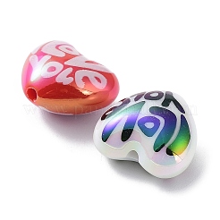 Акриловые бусины с УФ-покрытием MACR-K351-24