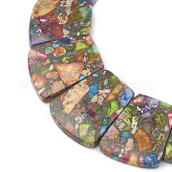 Синтетическая золотая линия имперские нитки из бисера яшмы G-S327-003