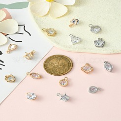 15шт 15 стиля подвески из сплава&nbsp;ZIRC-YW0001-11