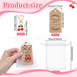 30 шт. подвесные украшения из вишневой смолы&nbsp;HJEW-DR00253